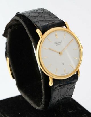 Chopard Classic Ref 1093 18k Yellow Gold Mens Wristwatch 2