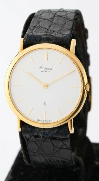 Chopard Classic Ref 1093 18k Yellow Gold Mens Wristwatch 3