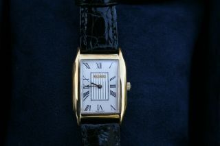 Baume & Mercier Rolls - Royce Watch - Rare Limited 18ct Gold Dress Watch