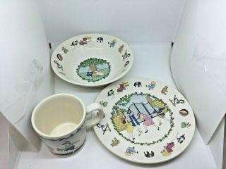Laura Ashley Playtime Plate Bowl Cup Children 