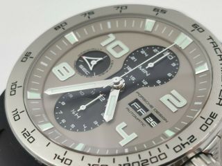Porsche Design Flat Six Gray P´6340 Chronograph Chronometer - Cal 7750 - 44.  5 mm 2