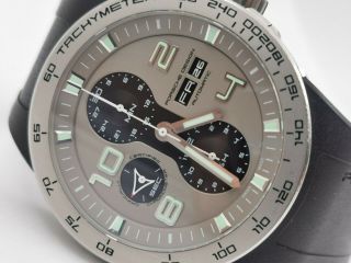 Porsche Design Flat Six Gray P´6340 Chronograph Chronometer - Cal 7750 - 44.  5 mm 3