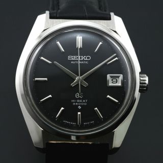Grand Seiko Gs 36000 Hi - Beat 6145 - 8000 St.  Steel Men`s Analog Dress Auto Watch