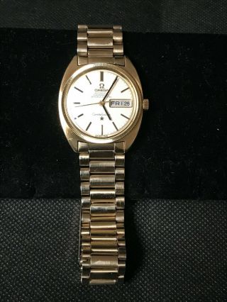 1970 Omega " Constellation " 14kt Gold Plated Automatic Day/date Men 