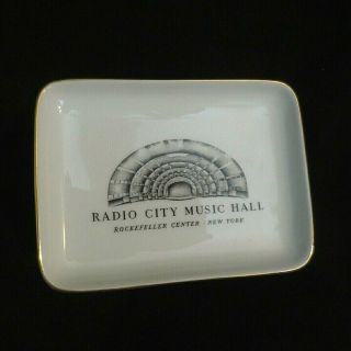 Vintage Rosenthal Selb Germany Porcelain " Radio City Music Hall " Trinket Dish