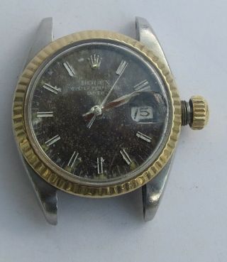Ladies Vintage Rolex Oyster Perpetual Date 6919 Automatic Watch C.  1973 A/f