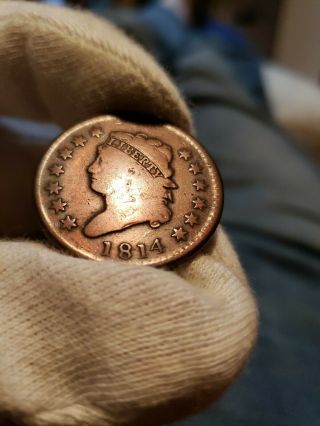 1814 Plain 4 Classic Head Large Cent