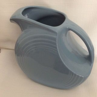 Fiesta Ware Large Disc Water Pitcher Retired Color Periwinkle Light Blue