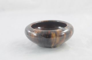 Vintage.  Mccoy Pottery Arts & Crafts Vintage Brown Onyx Glaze Bulb Planter Vase