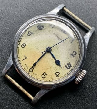 1941 Military Longines Air Ministry Fixed Lugs Cal.  12.  68z Serviced