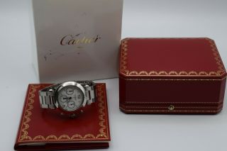 Cartier Pasha Automatic Chronograph 36mm Watch 2412 - 2