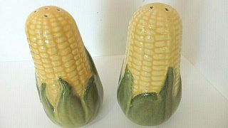SHAWNEE KING CORN 5 1/2”SALT & PEPPER SHAKERS - PERFECT CONDITION1 3