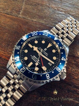Steinhart Gmt - 2 Hong Kong Limited Edition Watch (jubilee) - Rare And Discontinued