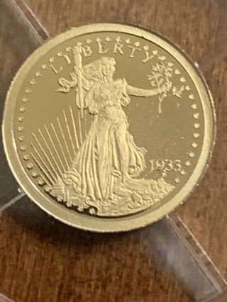 American Solid Gold 1933 Double Eagle Commemorative Coin