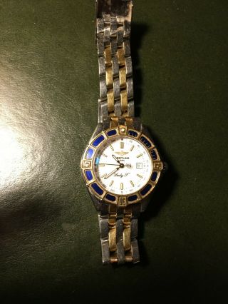 Breitling Lady J D52065 Steel & 18k Gold Quartz Watch 31 Mm