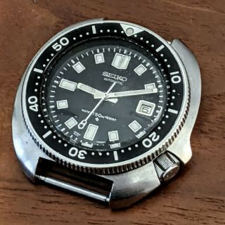 Rare Vintage Seiko 6105 - 8110 " Captain Willard " Diver Watch - Not