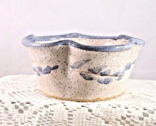 Small Dish Bowl Granite Lake Pottery Studio Art Pottery Signed Landfair Usa