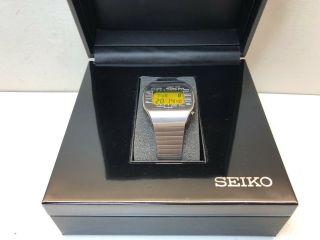 1977 Seiko Pan Am M158 5000 Lc Quartz Lcd Digital Watch Rare Uhr Mot