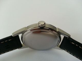 Vintage GUB Glashutte Stainless Steel Watch 60.  1 CAL.  35 mm Box 3