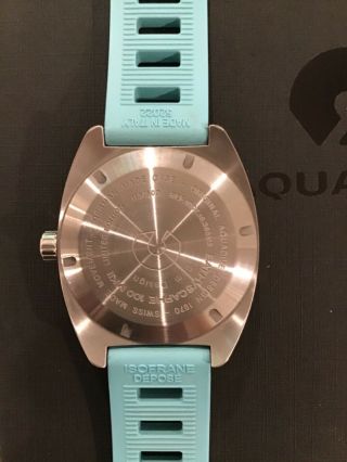 Aquadive Bathysphere100 GMT Dive Watch Turquoise,  Card,  Movement Doc 2