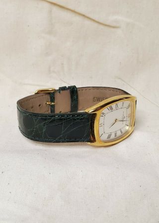 Baume Mercier 18k Solid Gold Wrist Watch Swiss Made
