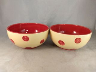 Set Of 2 Gail Pittman Siena Soup Cereal Bowls