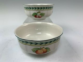 2 Villeroy & Boch French Garden Fleurence 4 - 5/8 " Coupe Soup Bowls