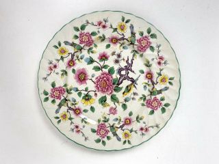 Vintage James Kent Old Foley " Chinese Rose " Porcelain Salad Plate 7.  5 "