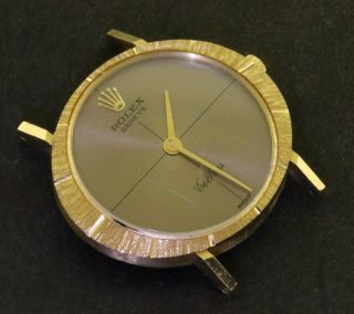 Rolex Cellini Vintage 18k Gold Elegant Mechanical Ladies Watch