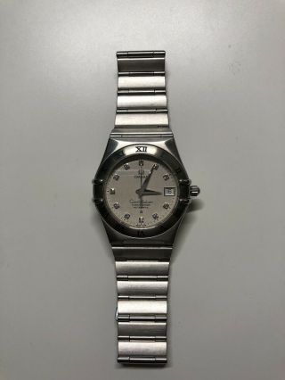 Omega Constellation Chronometer Stainless Steel Automatic Date Men 