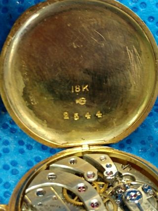 TIFFANY PATEK PHILIPPE Watch 18K Gold Vintage OLD Antique 3