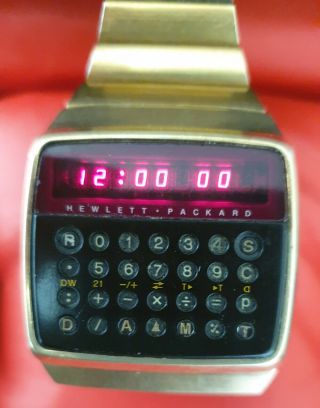 Hewlett Packard Hp - 01 Led Calculator Digital Watch - Vintage 1977
