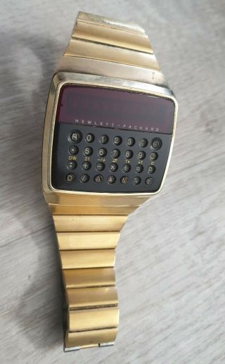 Hewlett Packard HP - 01 LED calculator digital watch - Vintage 1977 2