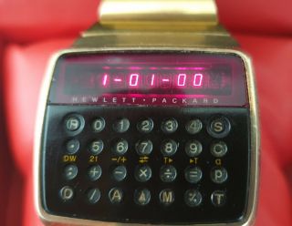 Hewlett Packard HP - 01 LED calculator digital watch - Vintage 1977 3