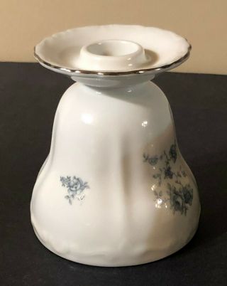 Johann Haviland Blue Garland 4 " Porcelain Candle Holder Bavaria Germany Perfect