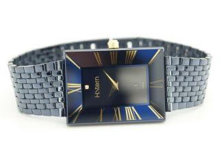 H.  Stern Blue Sapphire Diamond And 18k Gold Ladies Quartz Watch