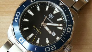 Men ' s Limited Edition Stainless Steel WAY101G TAG Heuer Aquaracer Quartz 2