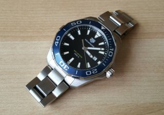 Men ' s Limited Edition Stainless Steel WAY101G TAG Heuer Aquaracer Quartz 3