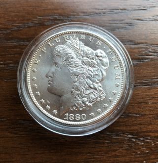 1880 - S Morgan Silver Dollar,  Choice Ms/bu.  Proof - Like Coin.