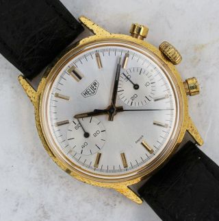 Vintage Heuer Pre - Carrera Chronograph Wristwatch Ref.  73225 Valjoux 7733 NR 3