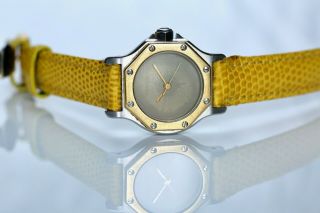 Cartier Santos Octagon 18k Gold & Steel Automatic Ladies Watch