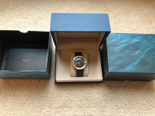 Baltic Aquascaphe Bronze Blue Gilt Limited Edition Watch Bnib
