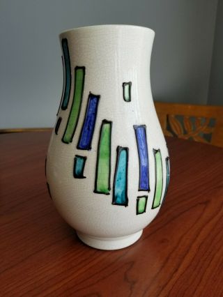 Rosenthal Netter Italy Studio Art Pottery Vase: Mid Century Modern Limited 3/30