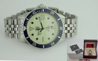 Tag Heuer 1000 980.  113n Lume Dial Submariner Night Diver Style Watch