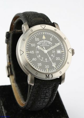 Glashutte / SA Muhle Marinefliegeruhr Ref M1 - 30 - 50 Titanium Automatic Wristwatch 2