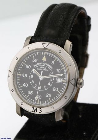 Glashutte / SA Muhle Marinefliegeruhr Ref M1 - 30 - 50 Titanium Automatic Wristwatch 3