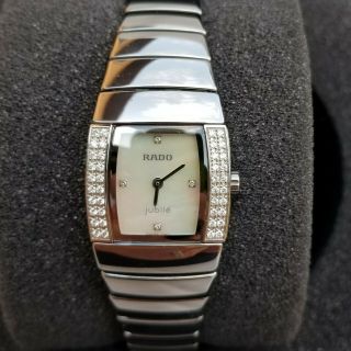 Rado Sintra Ladies Jubile Diamonds High Tech Ceramic Watch Bracelet 153.  0578.  3.