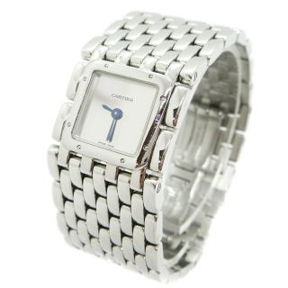 Cartier 2420 Panthere Ruban Quartz Wristwatch Watch 86321pb A52094