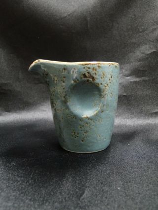 Steelite Craft,  England: Blue Pourer / Creamer (s),  2 3/4 ",  3 Oz