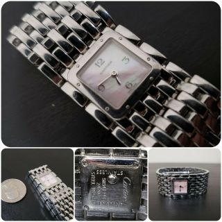 Cartier Panthere Ruban Stainless Steel Ladies Watch Mother Of Pearl Dial